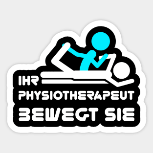 Physio Physiotherapist Physiotherapists Sticker